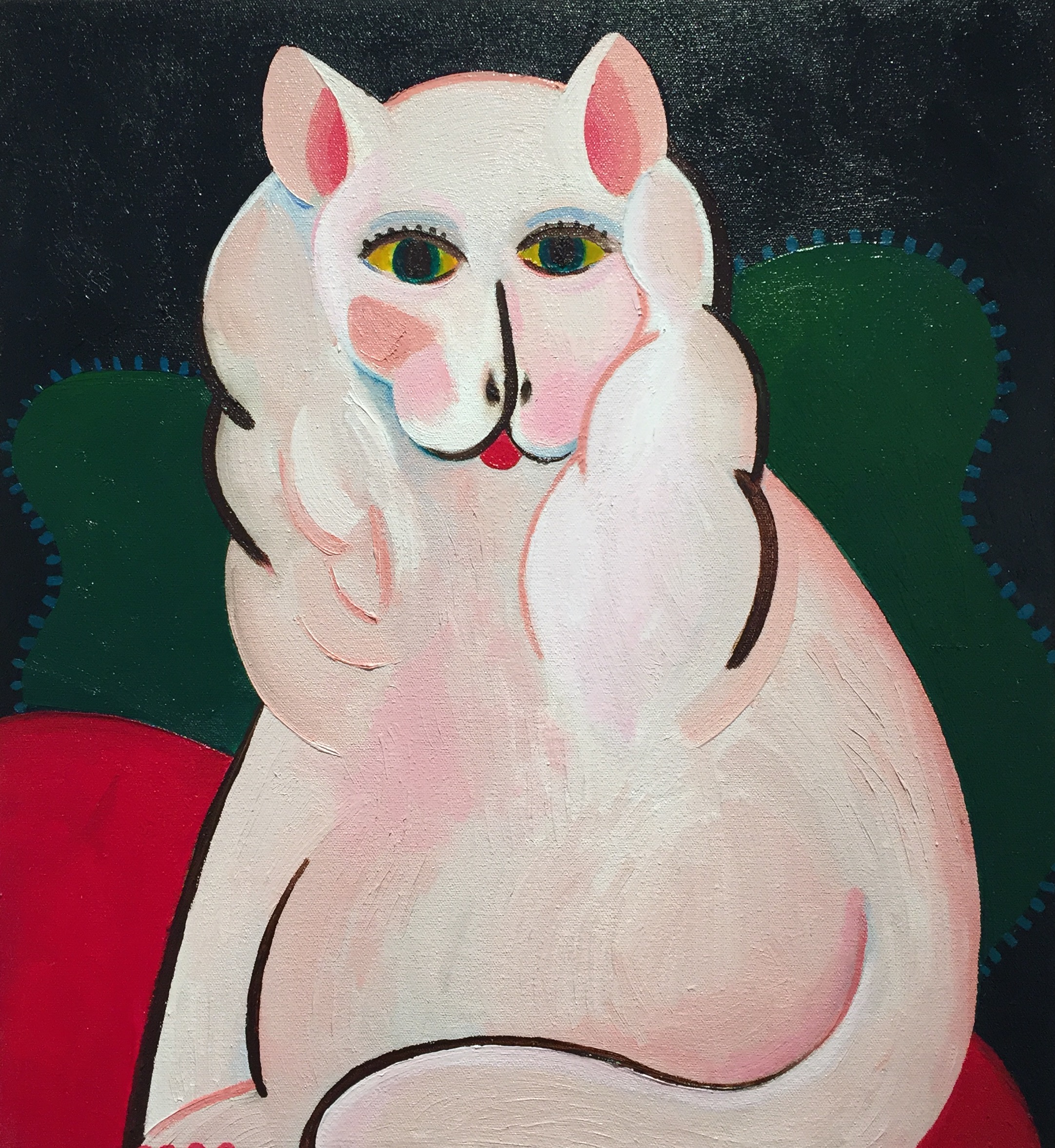 Untitled (Cat, White)