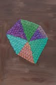 Hexagon on Brown Hexagon on Brown