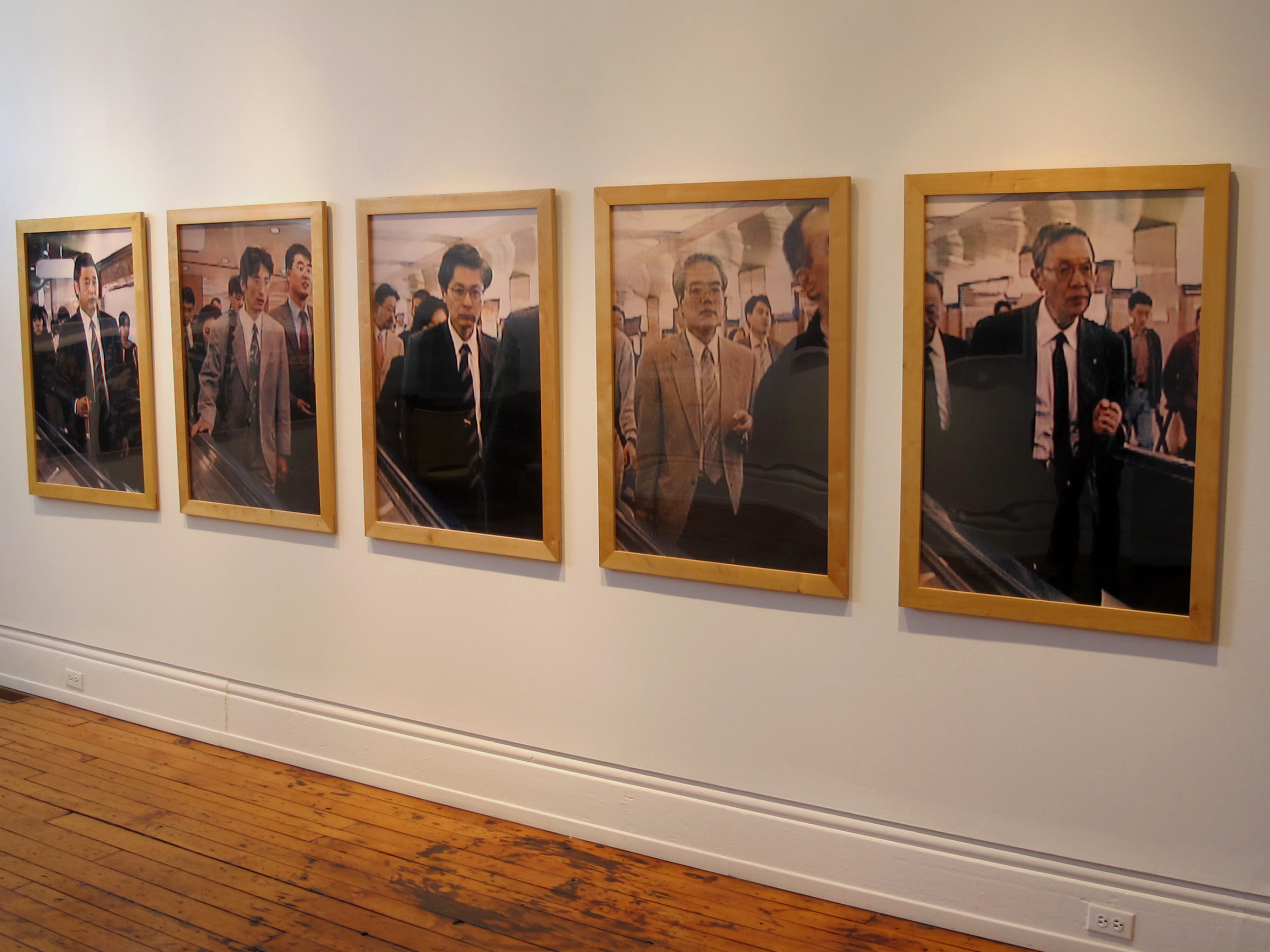 A portrait of the photographer - install shot #1