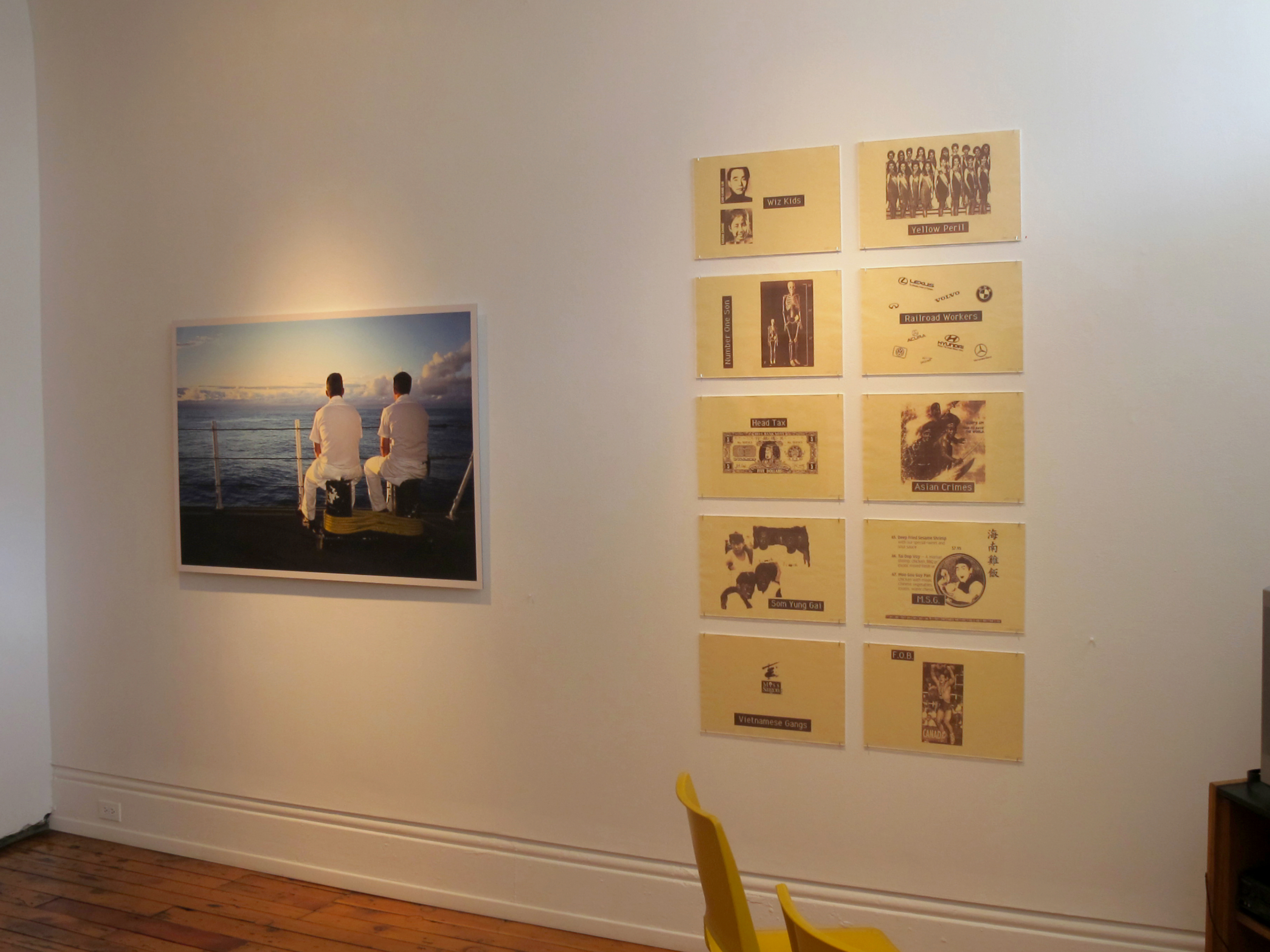 A portrait of the photographer - install shot #4