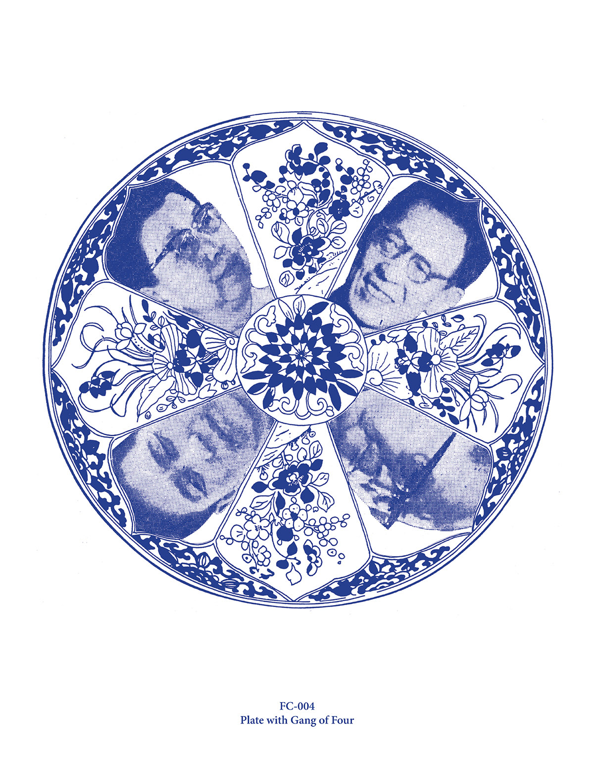 Plate with Gang of Four (FC-004)