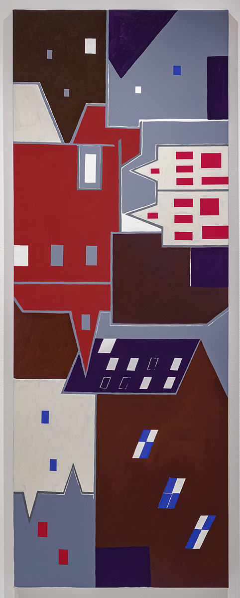 Mural Study 4, Mural for the Side of an Apartment Building