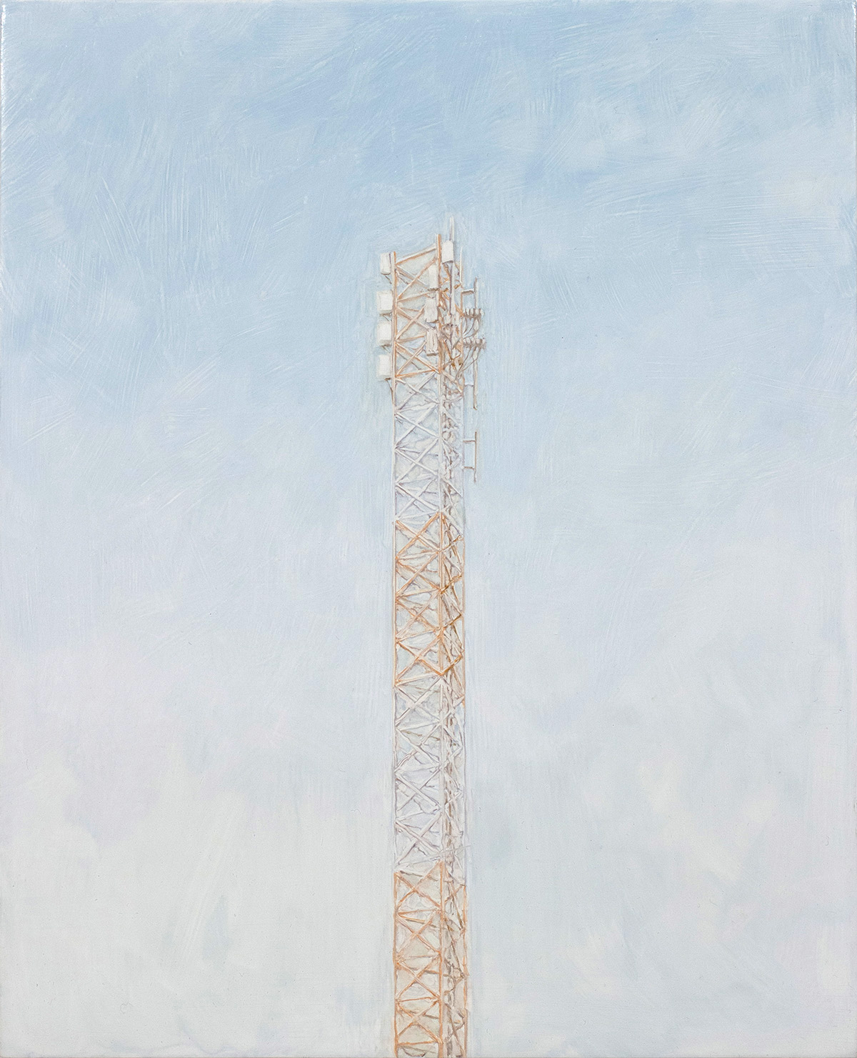 Lattice Tower (Orange and White)