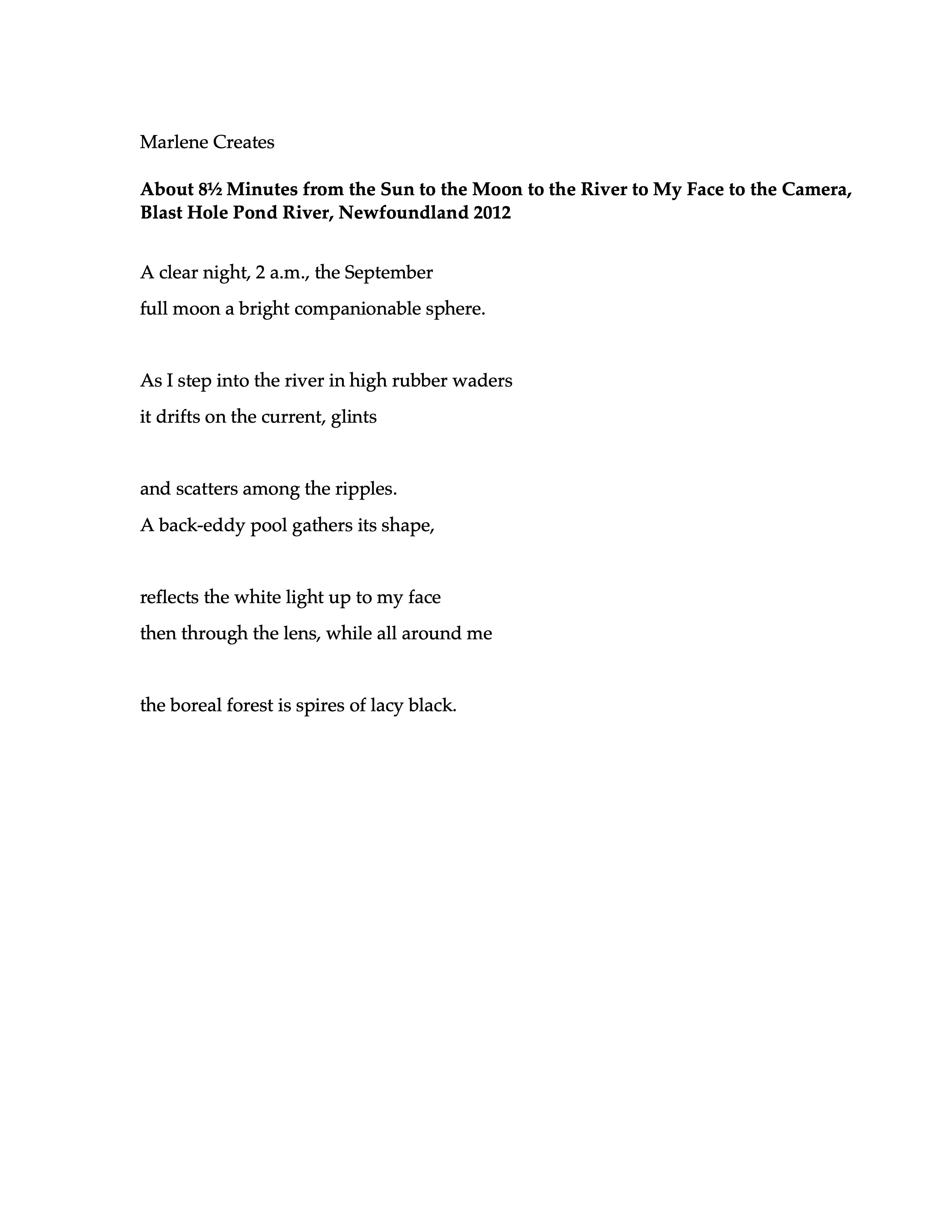 Poem for 