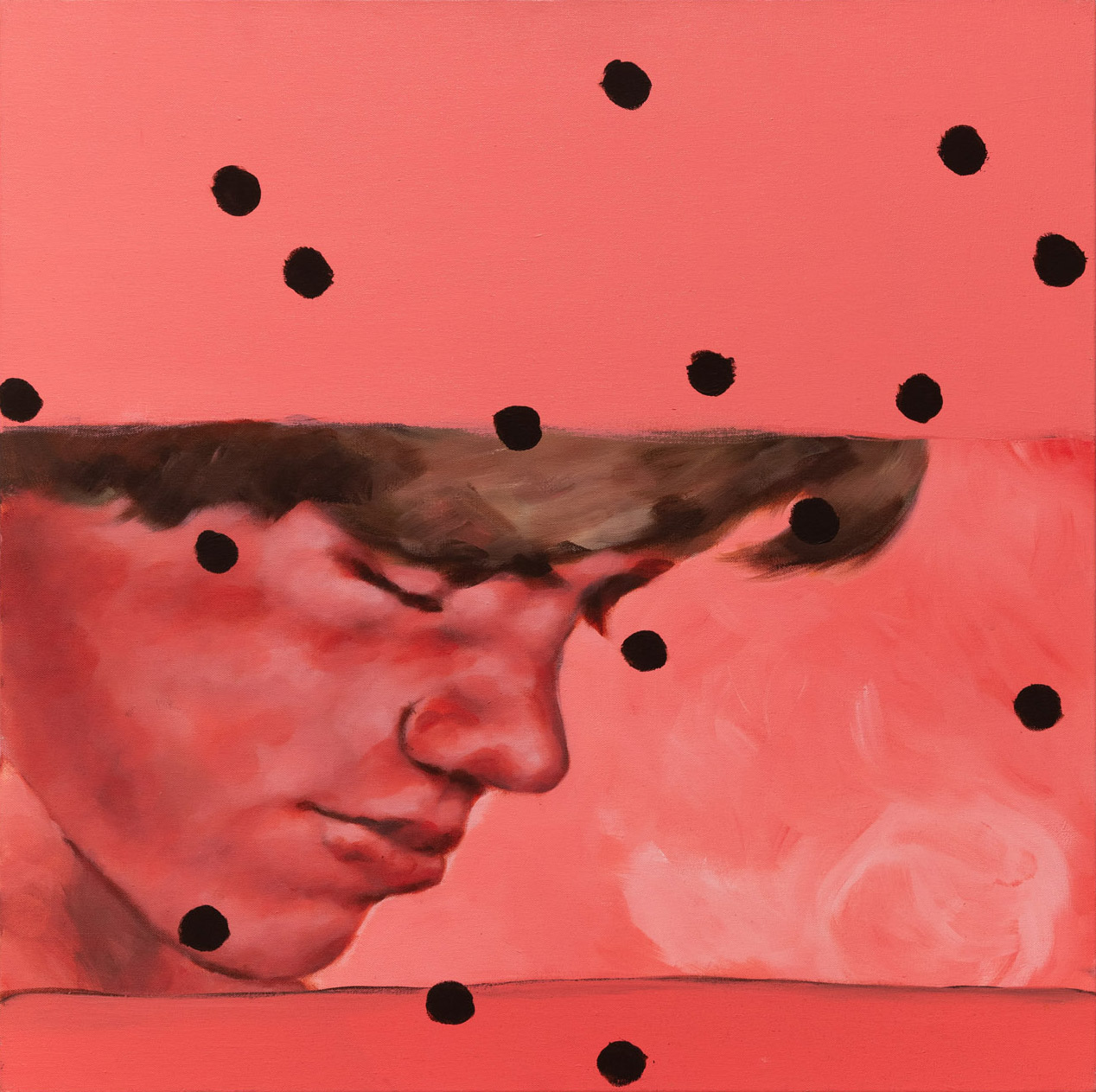 Composition in pink (dark spots)