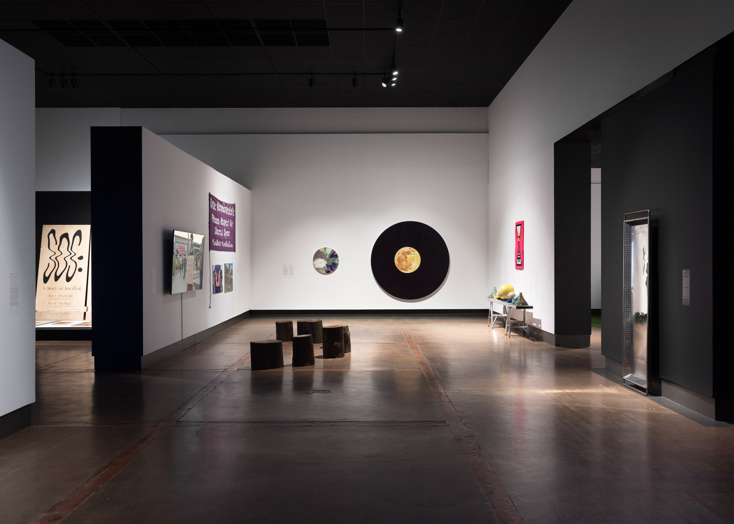 Installation view, Kitchener-Waterloo Art Gallery