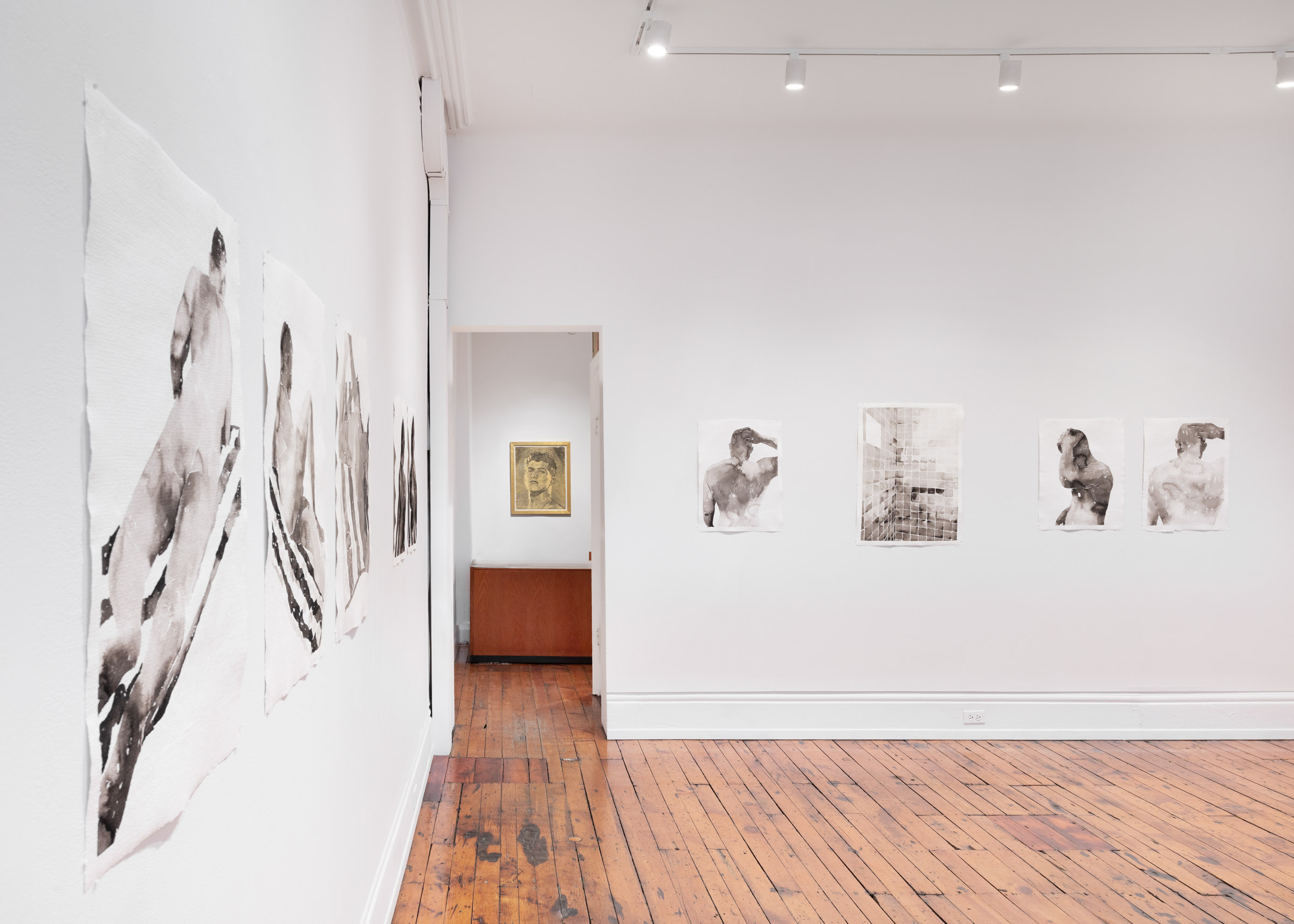 Installation view (Francisco De la Barra  ...  2025) in foreground