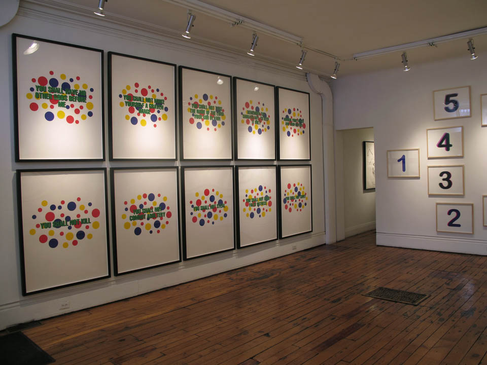 Editions, part one (installation view)