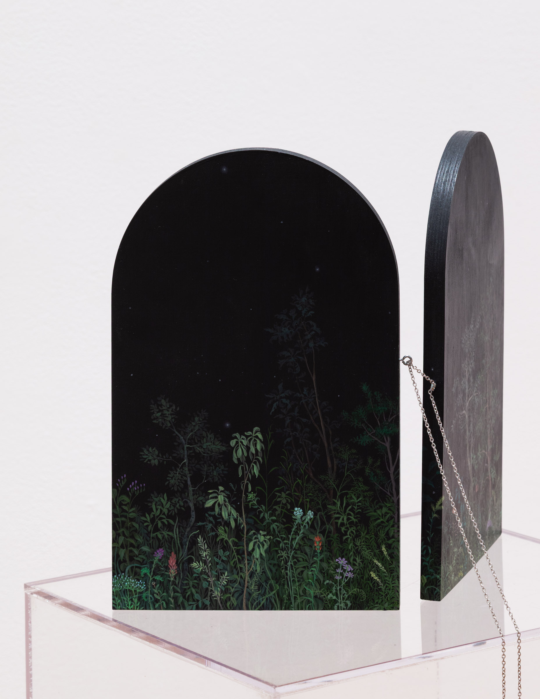 Trilliums at Midnight (detail)