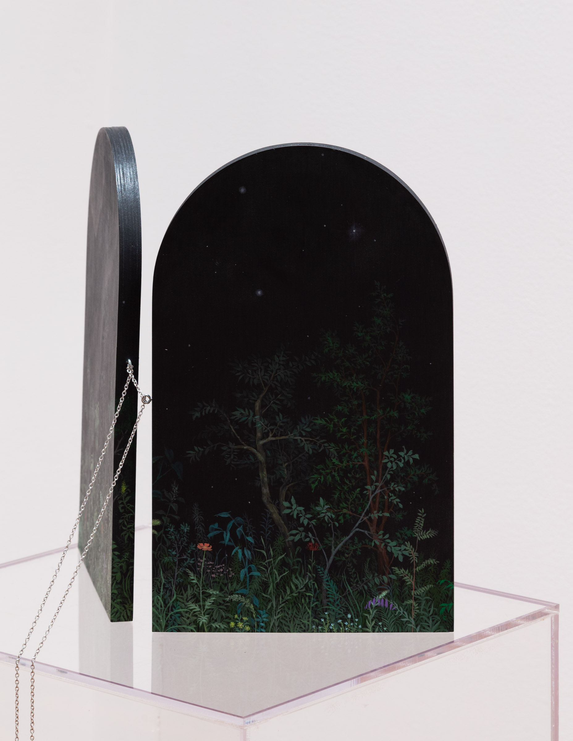 Trilliums at Midnight (detail)