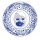 Plate with Uyghur protest mask (FC-025)