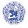 Plum blossom-shaped plate with Dalai Lama and fishes (FC-010)